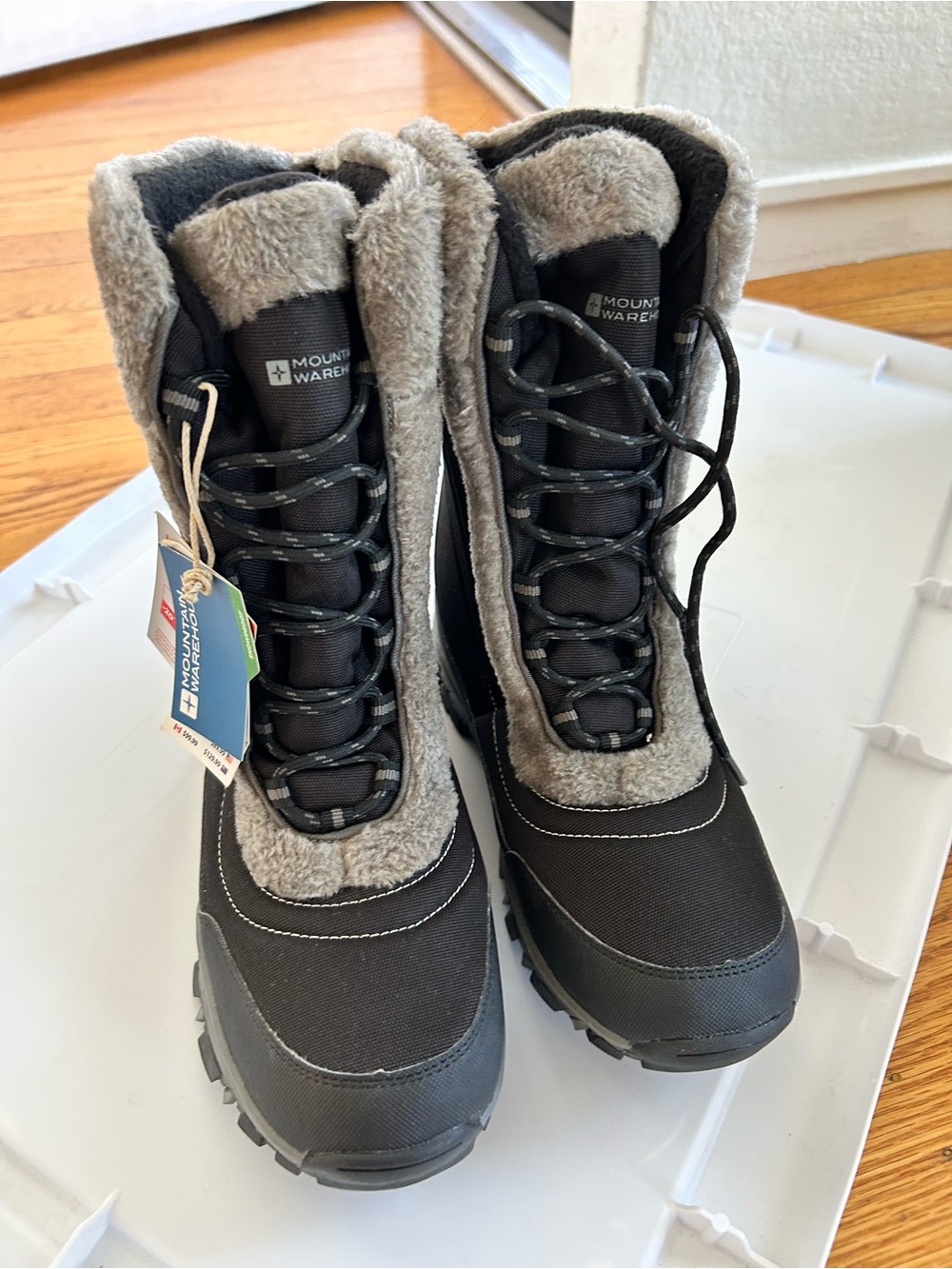 Mountain Warehouse Ohio Women’s Thermal Fleece Lined Snow Boots - Size 9 NWT